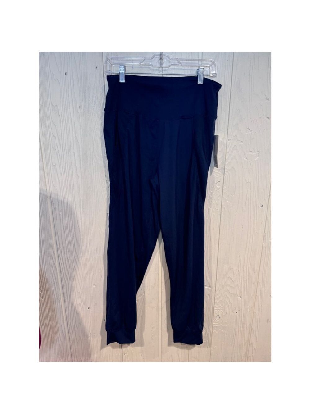 Kcutteyg Joggers XL Navy High Waist Pockets New With Tags